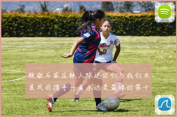 致敬石家庄铁人球迷你们与我们共度风雨携手并肩永远是最棒的第十二人